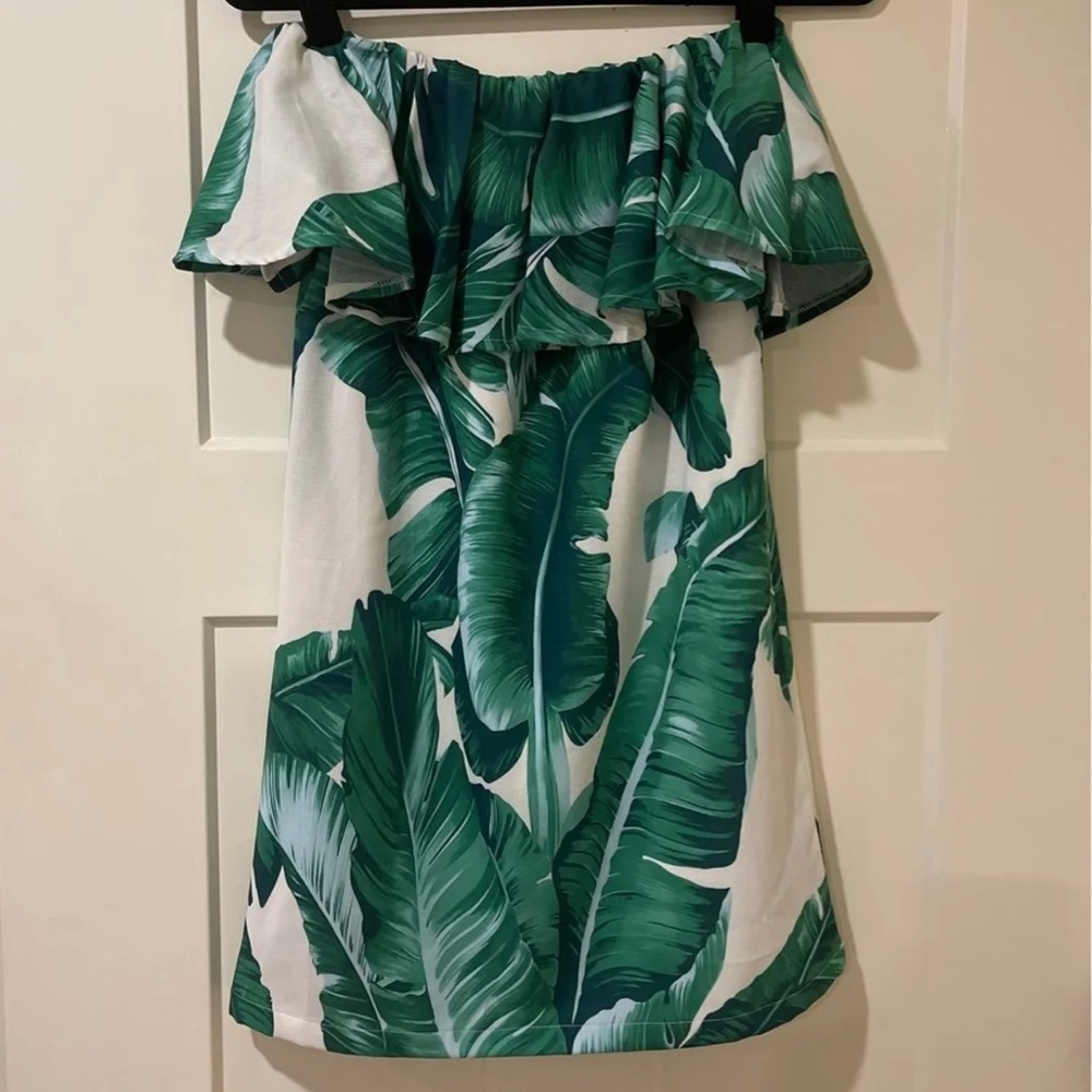 Palm leaf dress